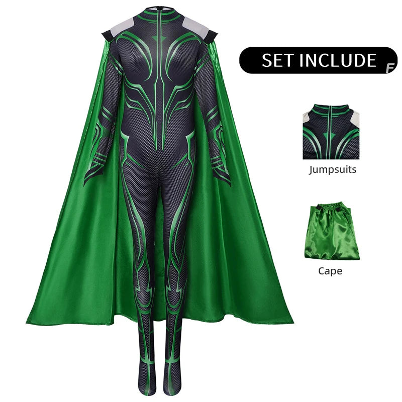 Hela Costume Uniform Anime Halloween Women Costumes Game - Costume / L