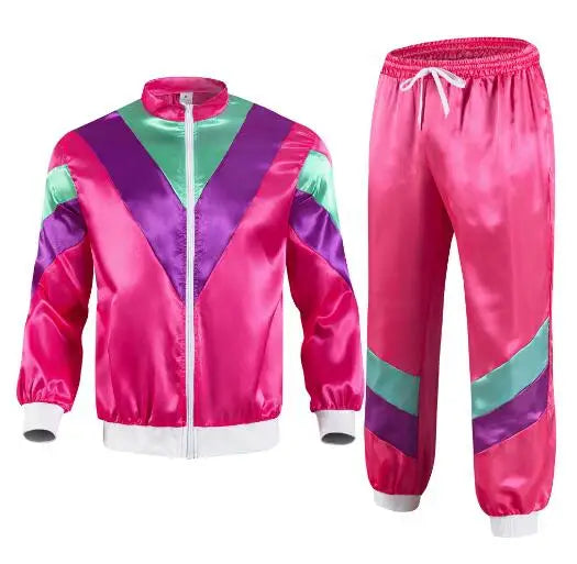 Women's Men's Costume 80s 90s Suit Party Accessories Disco Jacket Trousers Outfit Women's Men's Costume - product image 16