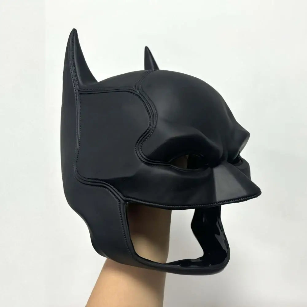 Superhero Bat Mask Headgear Latex Mask Adult Halloween Cosplay Props Bruce Wayne The Dark Knight Mask