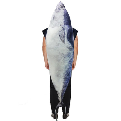 Halloween Cosplay Fish Costume Fruit Strawberry Adult Unisex Outfits Carnival Party Cosplay Funny Fish Animal Dress up Women Clo