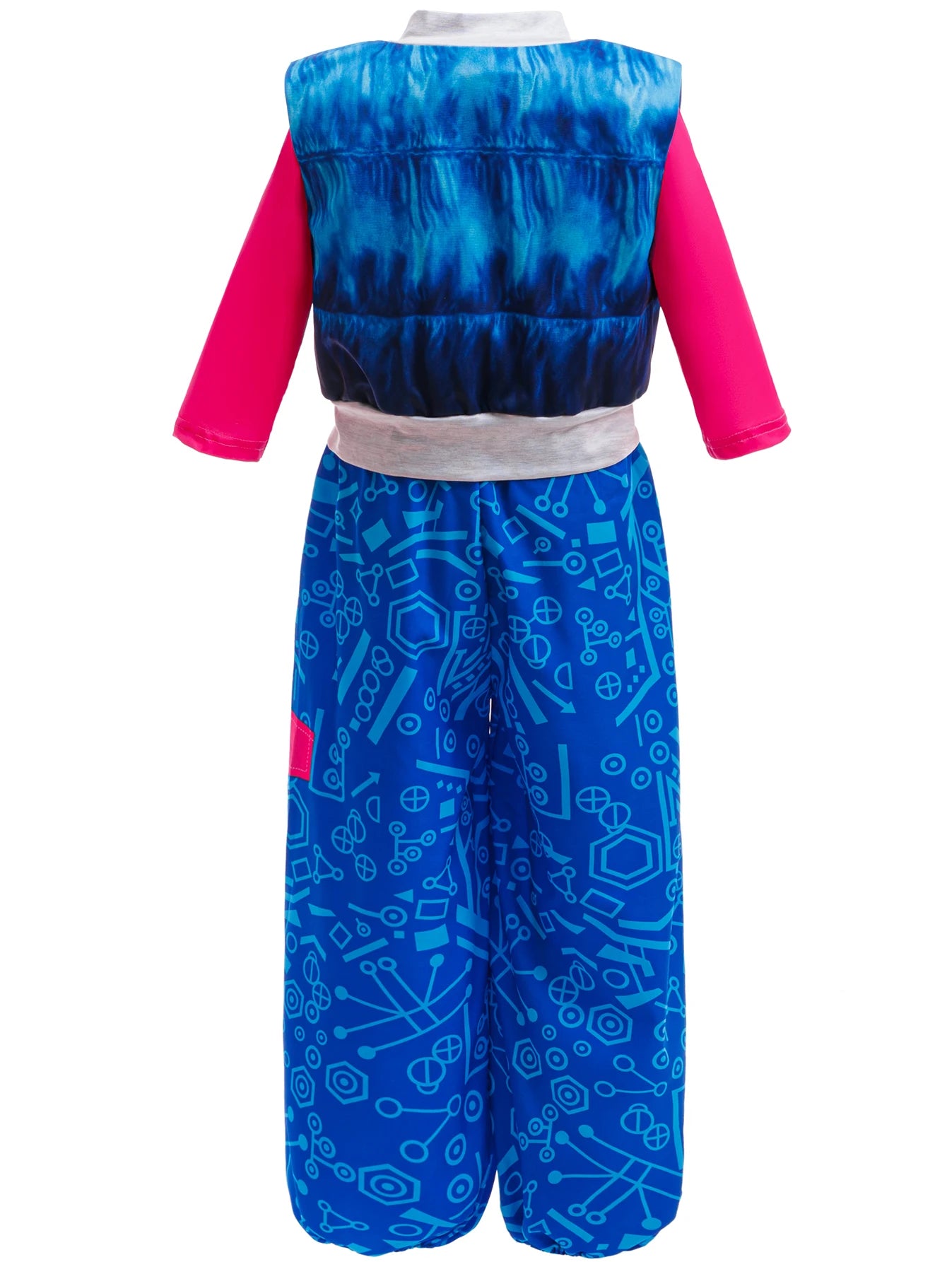 Halloween Costume Girl Zombies Costume Vampires Cheerleader Costume Blue - Blue / 140