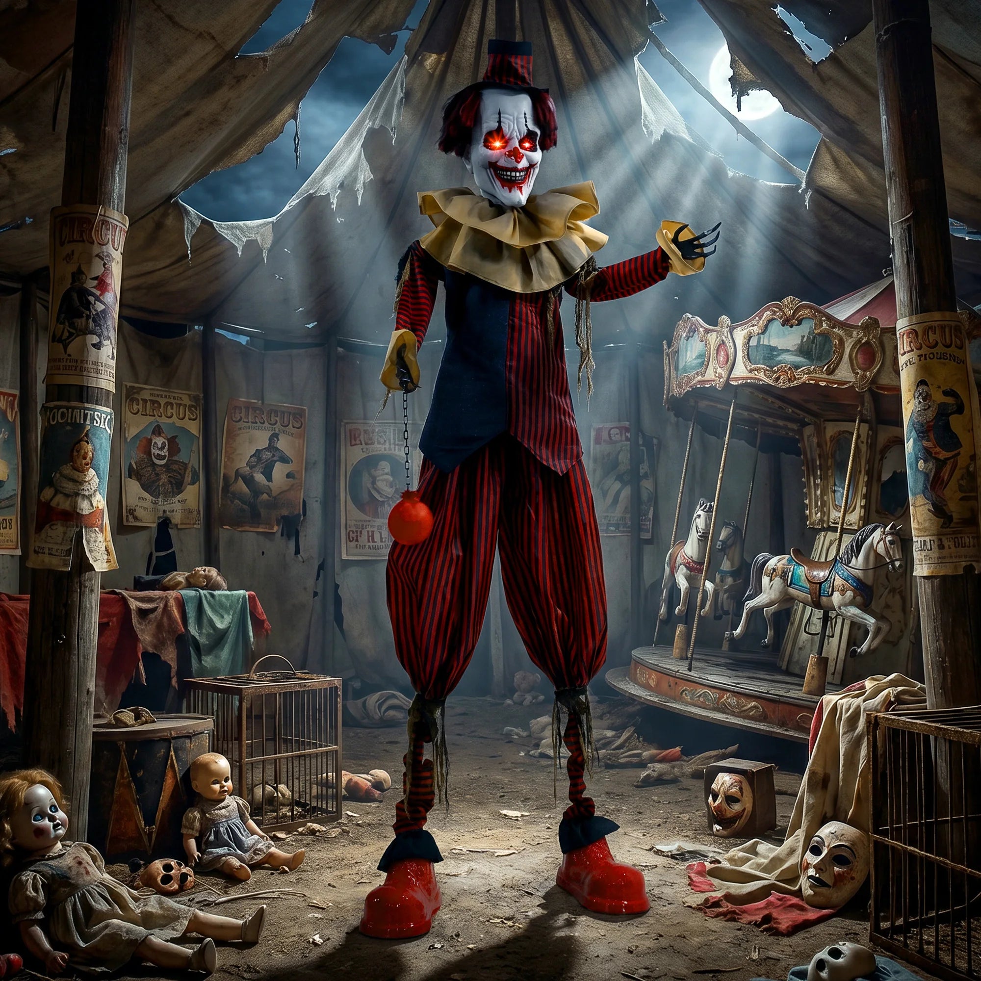 Clown Halloween Animatronic - product image 4