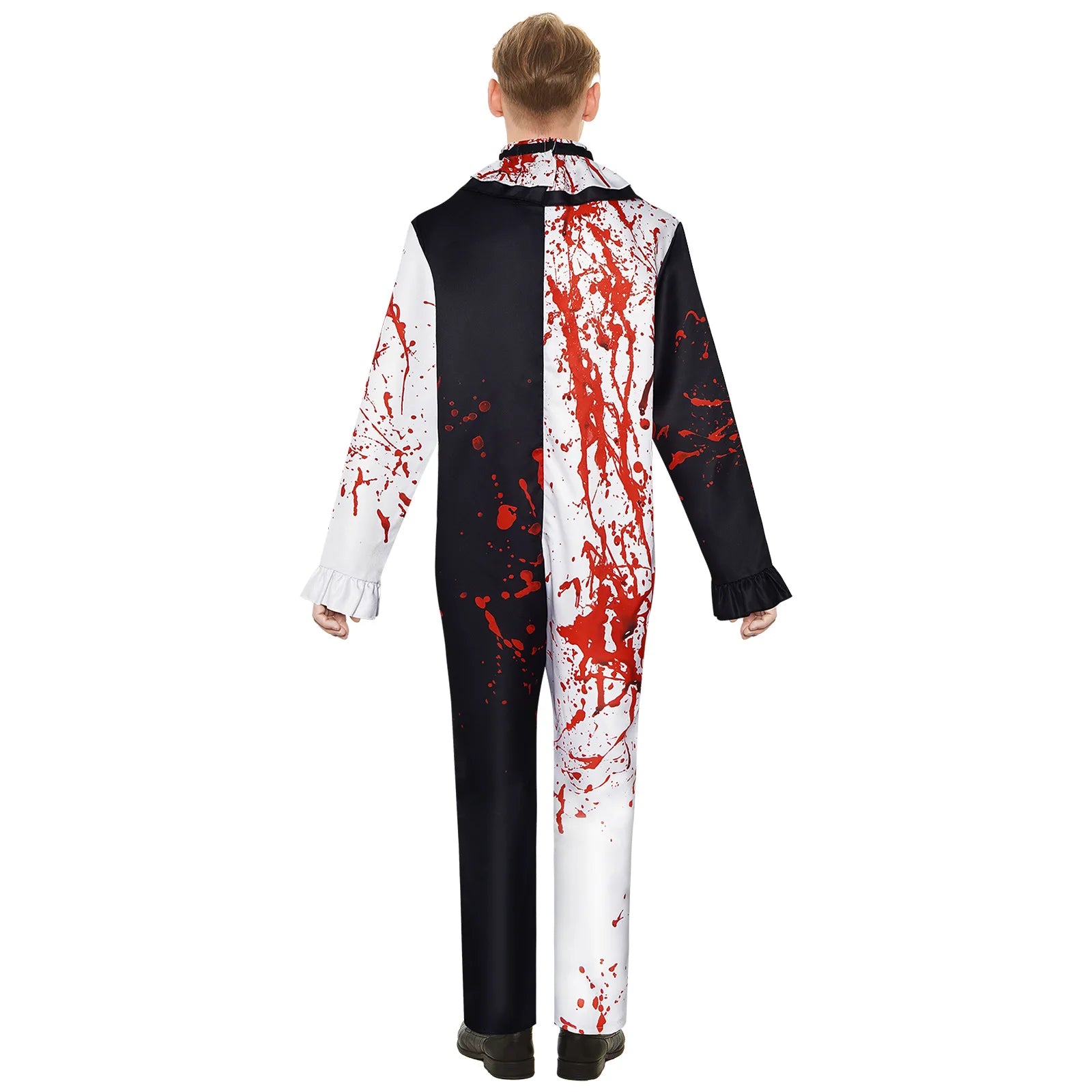 Men's Men Art The Clown Movie Terrifierr 2 Bloody Jumpsuit Horror Outfits Costume - alternate view 2