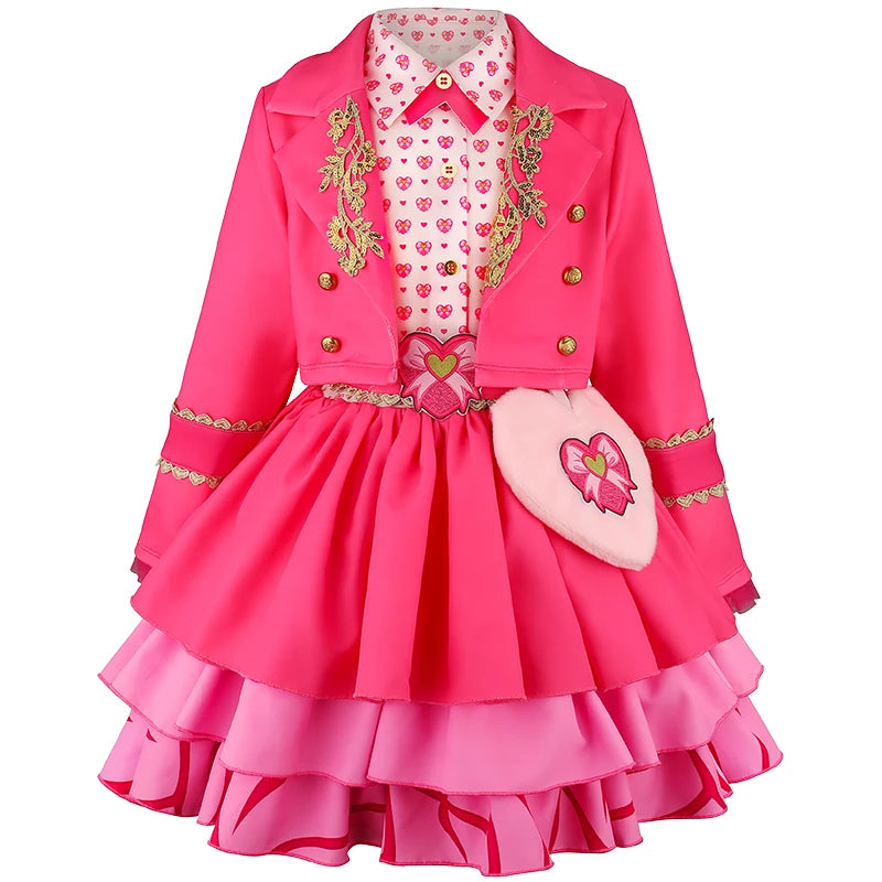 Kids' New Movie Mal For Girls Evie Fantasia Clothes Birthday Costume - alternate view 6