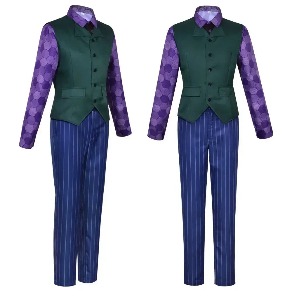Men's Clown Cosplay Costume Clown full set Coat Shirt Vest Tie Suit Outfits for Male Halloween Costumes Suit - product image 5