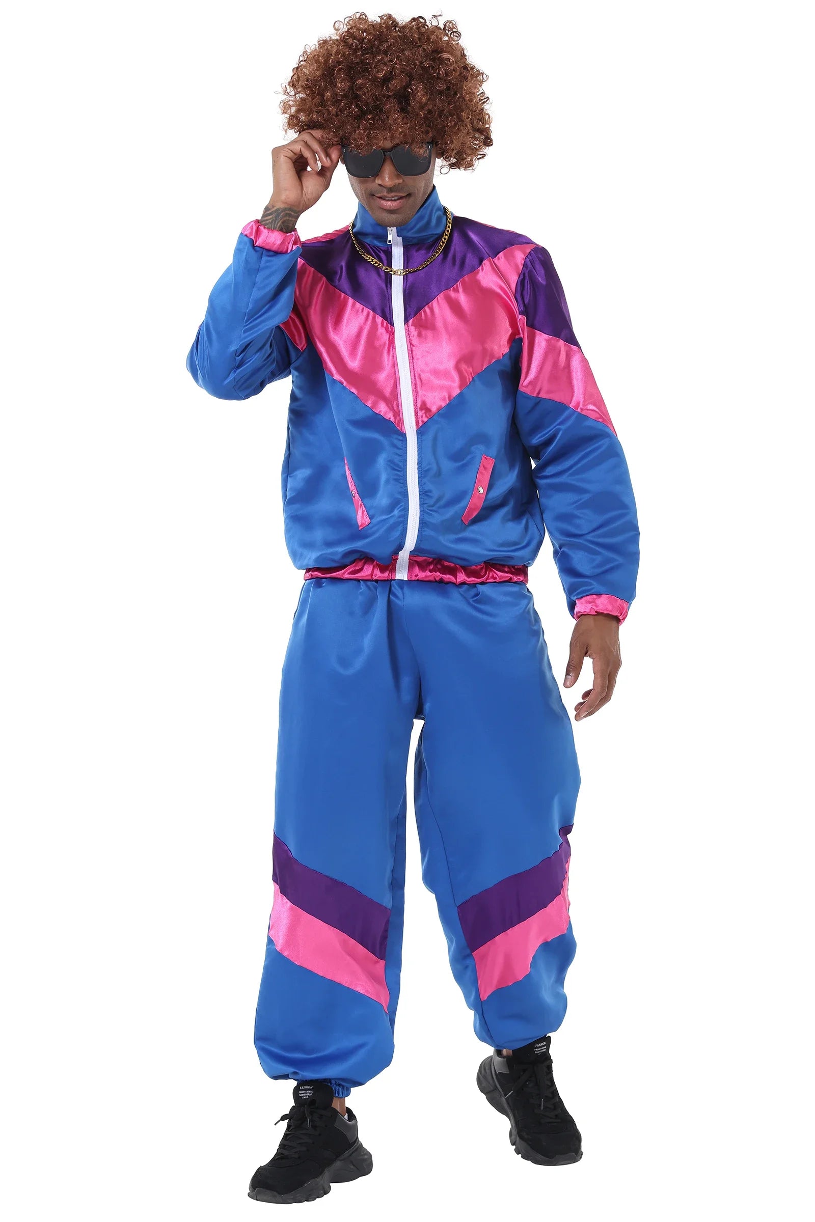 Couples Hippie Costumes for Women Male Vintage 70s 80s Rock Disco Cosplay Outfits Carnival Halloween Party - product image 4