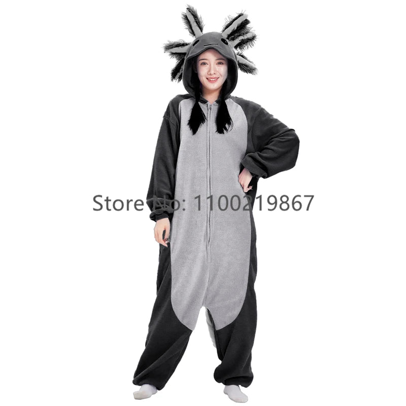 Axolotl Animal Kigurumis Pyjamas Halloween Costume for Adults - product image 2