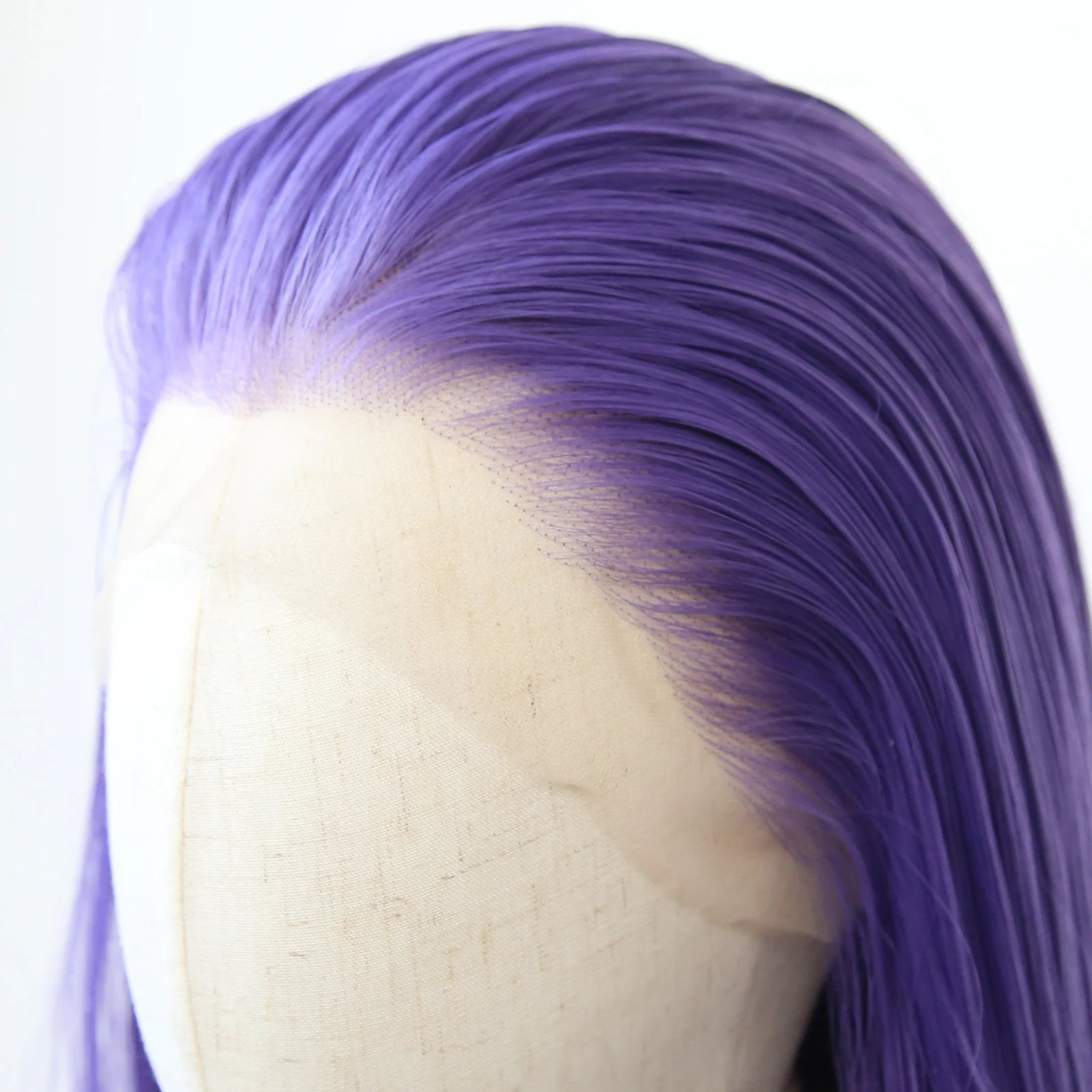 Dark Purple Cosplay Wig Synthetic Lace Front Wigs Long Straight Purple Lace Front Pre Plucked Heat Resistant - product image 5