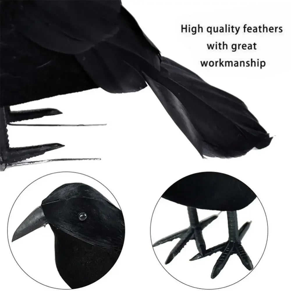 Decoracion Simulation Black Crow Raven Halloween Costume - product image 4