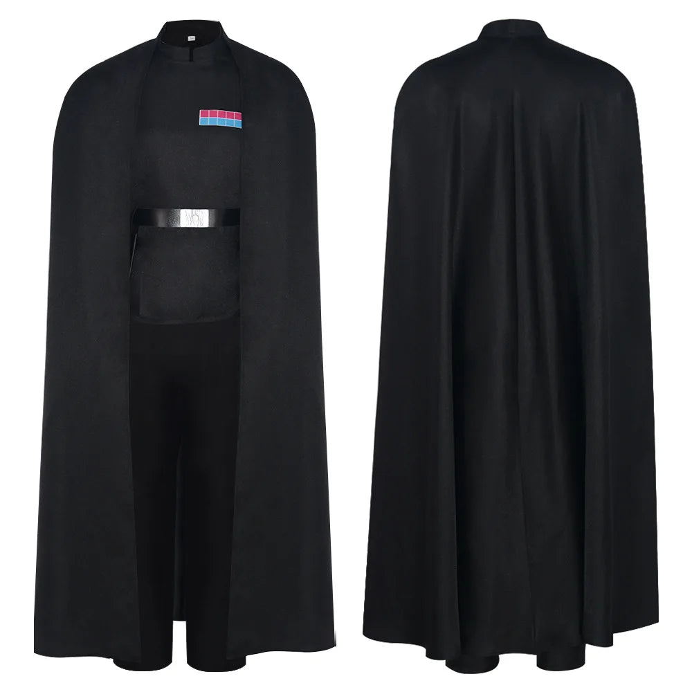 Men Movie Guerre Stellari Imperial Officer Costume for Halloween Rogue Costume Uniform - WHITE / XS