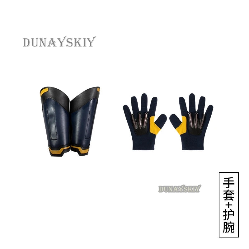 New Deaddpool Wolverine Cosplay Costume Superhero Cosplay Zentai Full Set With Bosysuit Shoes Handmade - product image 12