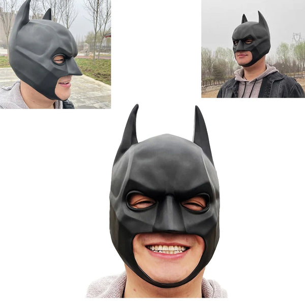 Costume Movie Character Bat Style Superhero Halloween Mask Half Face Headgear Costume