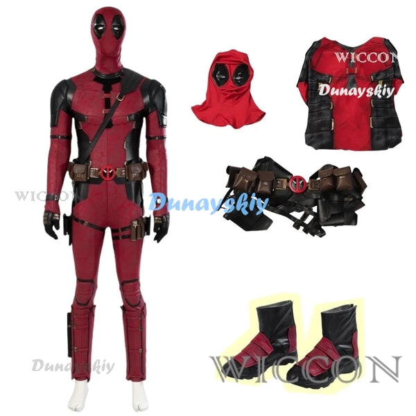 Movie Deadpool3 Cosplay Costume Series Pet Cos Costume Superhero Costume Shoes Halloween Animation Props Gift - product image 1