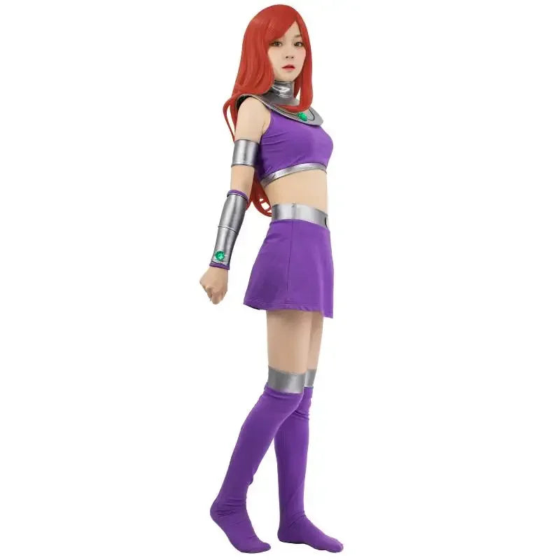 Wenam-Costume De Princesse Galactic Princess Violet Pour Femme, Tenue D'Halloween, , Galactic Princess,