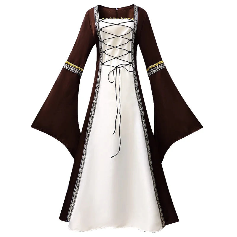 Women's Medieval Lace Full-Skirt Costume - alternate view 8