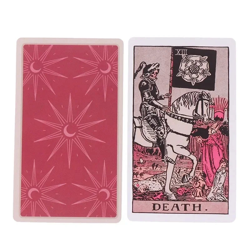 Pink Classic Tarot Deck for Beginners