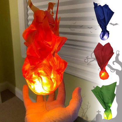 Halloween Decor Props Simulation Floating Fireball Lamp Artificial Fire Flame - Discount Halloween City