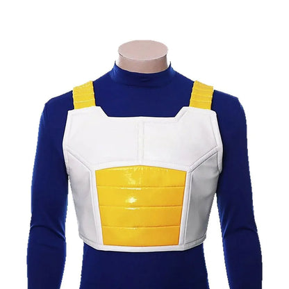 Vegeta Costume Wigs Anime Superhero Costume Adult Men Fantasy Halloween - suit / S