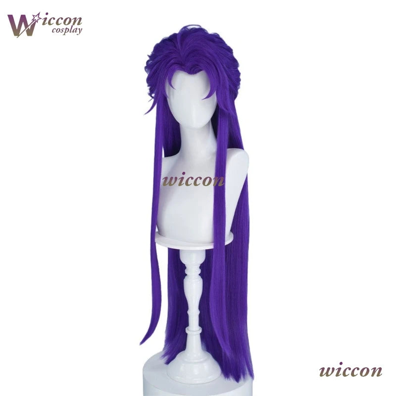 Uhah / / the Freak Circus-Jester Costume Purple Clown Outfit Costume Game Halloween Horror - suit no mask / L shoes41