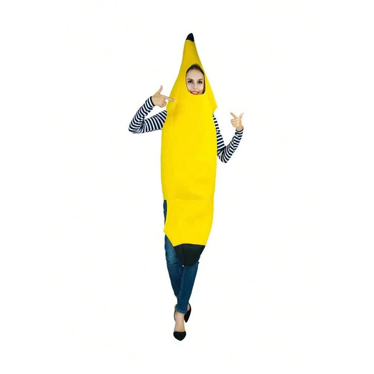 Banana Costume Unique Design Halloween Costume Yellow Banana Suit - View 3