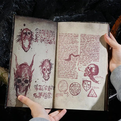 Necronomicon Dark Magic Book Prop Demon Evil Undead Altar Ritual Summon Book Home - View 3