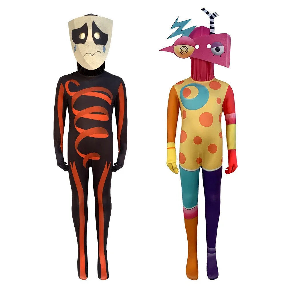 The Amazing Digital Circus Cosplay Costume Pomni Jax Plushie Bunny Caine Ragatha Doll Dress Suit Cosplay - product image 3