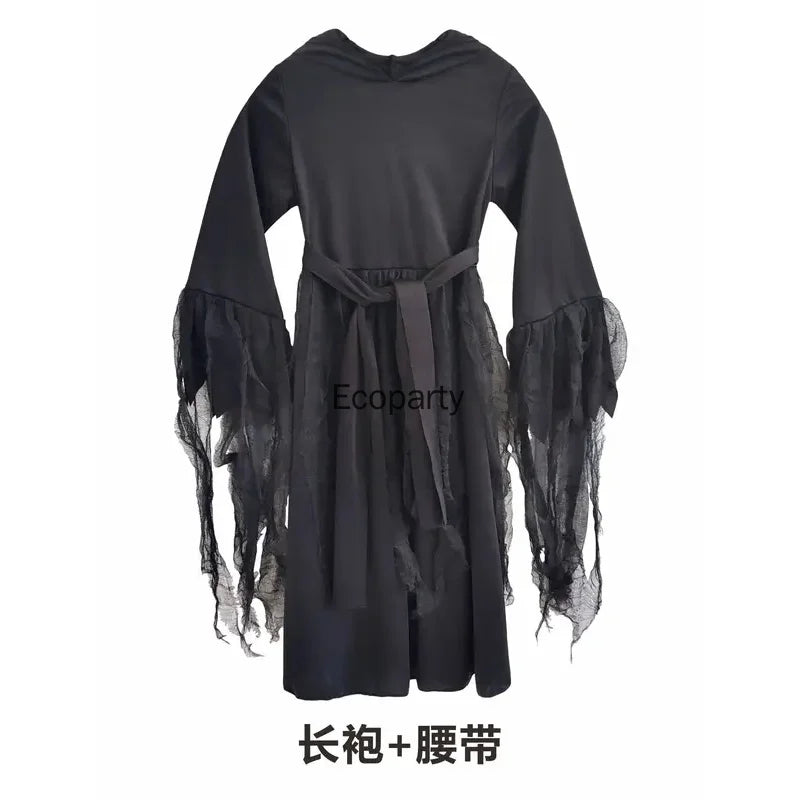 New Kids Halloween Demon Ghosts Costume Horror Night Ghost Dress Up Children Scream Death Demon Grim Reaper Cospaly Clothes