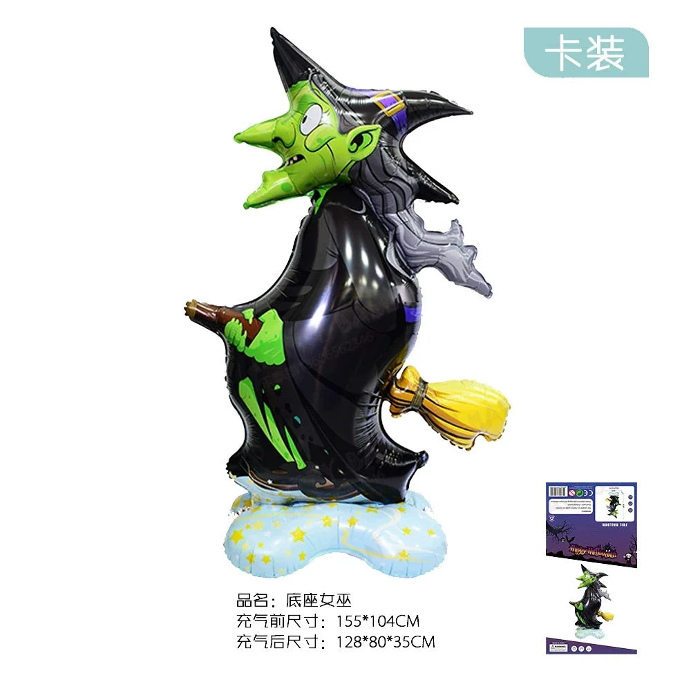 1-Piece Halloween - Themed Witch Grim Reaper Balloon Set 2025 Halloween - product image 14