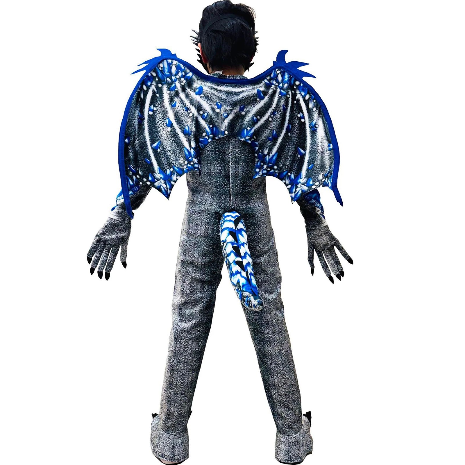 Dragon Costume for Boys Kids Onesie Fun Dress-Up for Halloween Birthday Party Carnival Cosplay - product image 4