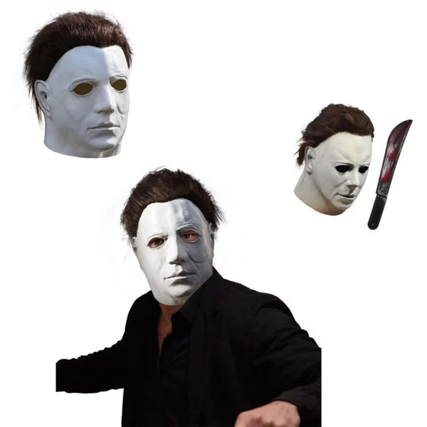 1978 Michael Myers Mask Halloween Costume Horror Bloody Killer Demon Latex Helmet Props - Michael Myers