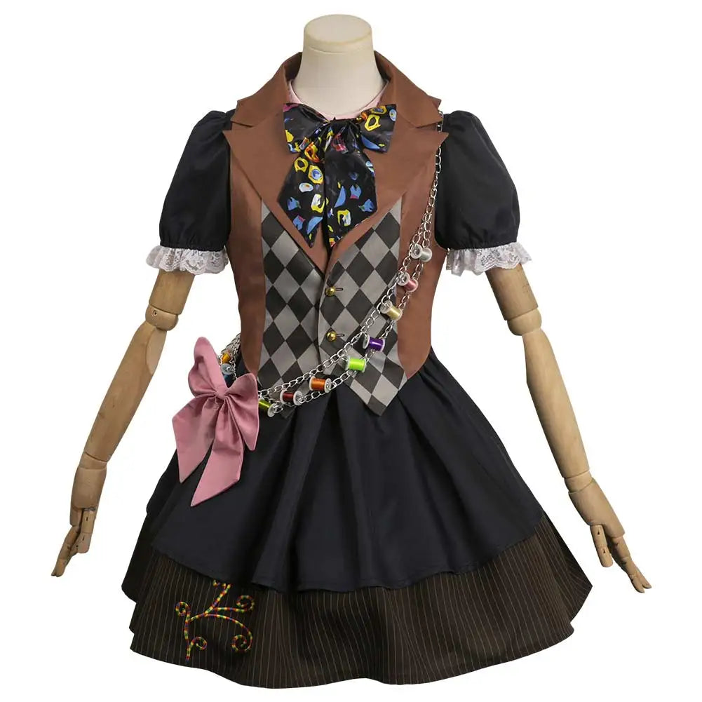 Mad Costume Hatter Costume Fantasy Movie Costume Adult Men Disguise Coat Pants Outfits - Male Style / XXL