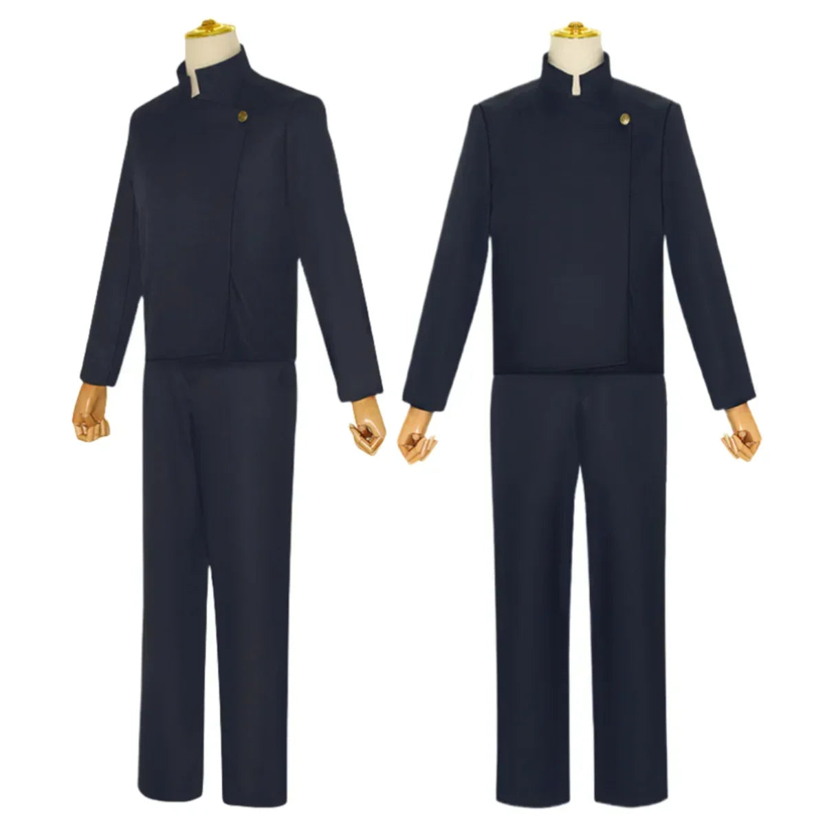 Gojo Satoru Costume Pour Hommes Anime Iforme De Lycée Perruque Trempée Costume - black / 120