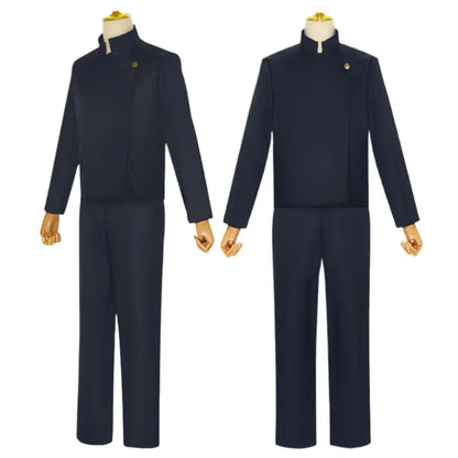 Gojo Satoru Costume Pour Hommes Anime Iforme De Lycée Perruque Trempée Costume - black / 120