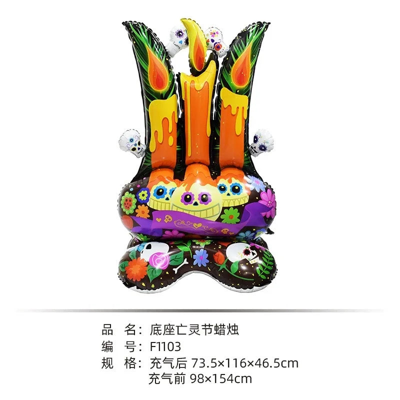 1-Piece Halloween - Themed Witch Grim Reaper Balloon Set 2025 Halloween - product image 15