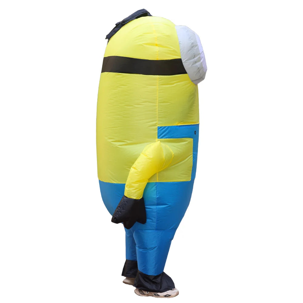 Yellow Inflatable Costume for Adults – Funny Halloween Party Outfit
