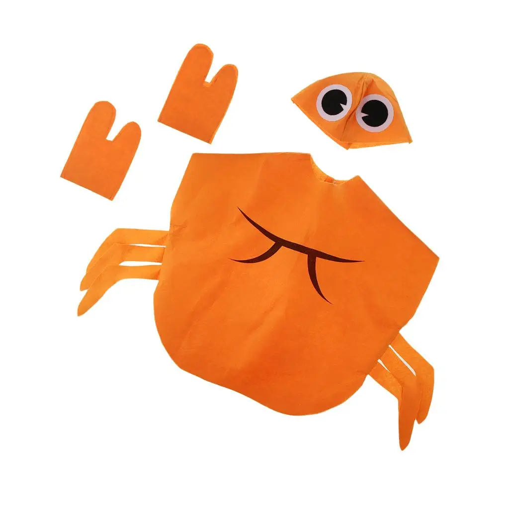 Kids Crab Costume Nonwovens Fabric Animal Outfit - View 5