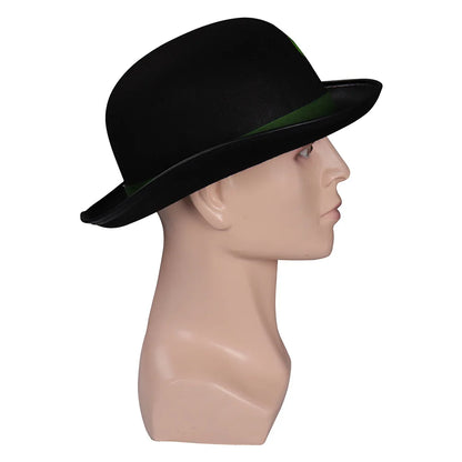 Riddler Hat Costume Accessories Movie Super Villain Disguise Headgear Adult Boys Cap - View 5