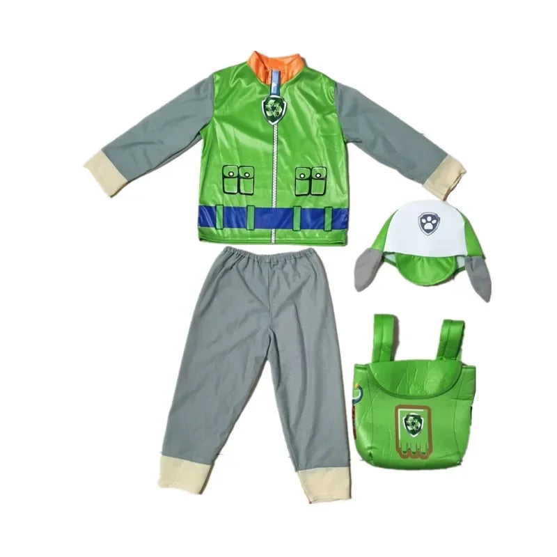 Rescue Pup Patrol-Inspired Kids Costume Children Tops Pants Patrol Uniform Costume