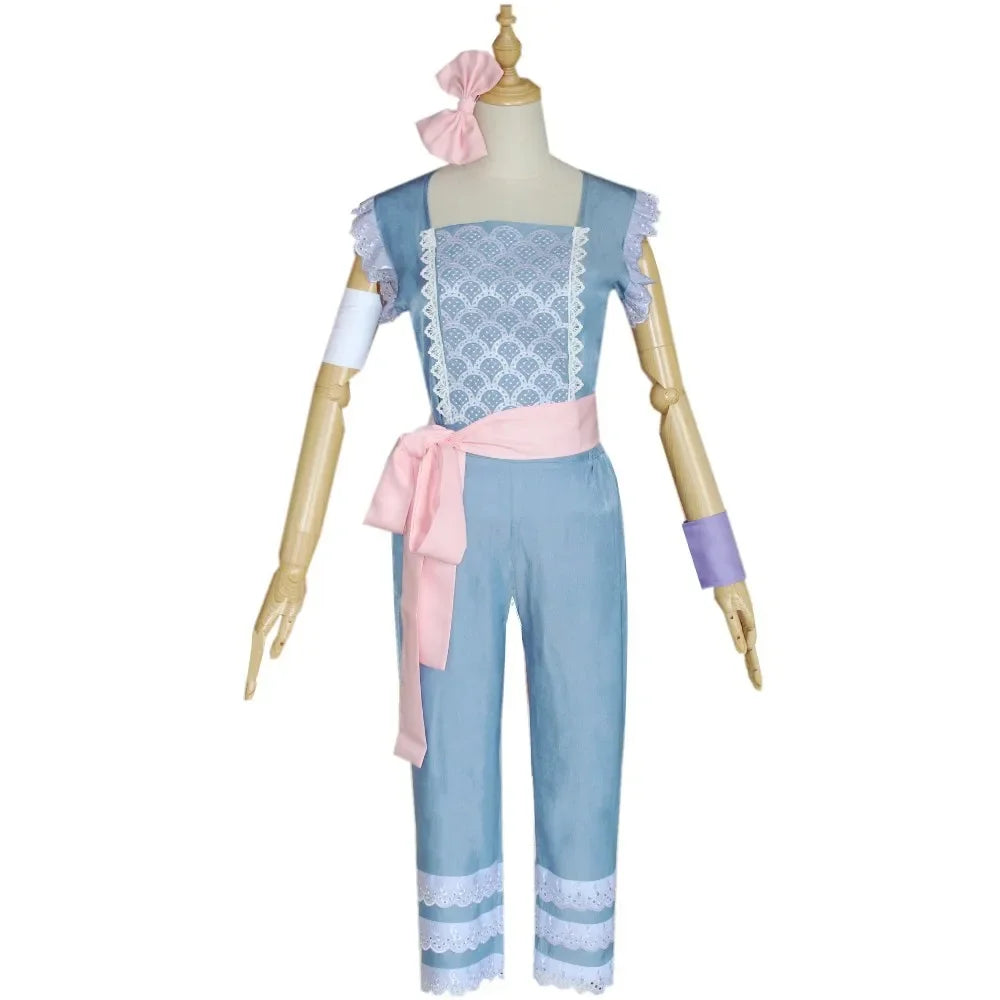 New Toy Anime Story Shepherdess Baby Full Set Top Pants Cloak Cosplay Costume for Women Girls Halloween carnival Party Uniform
