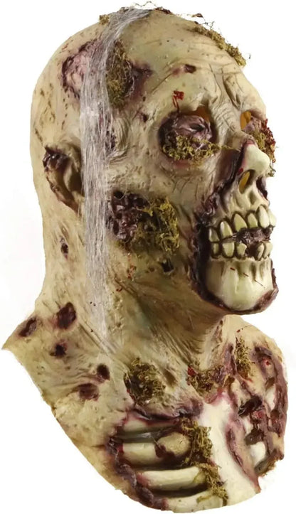 MAKEATREE Scary Walking Dead Zombie Head Mask Latex Creepy Halloween Costume Horror Adult Halloween - product image 3