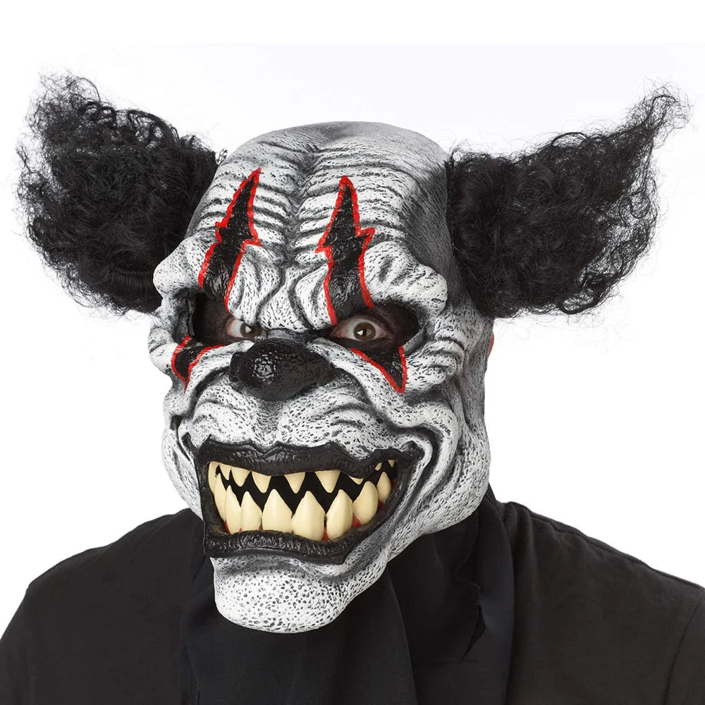Horror Scary Evil Mask Halloween Costume Creepy Devil Zombie Grimace Costume - View 2