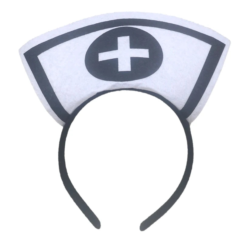 Nurse Hat Headbands Halloween Headbands Hair Accessories for Girls and Womens - product image 8
