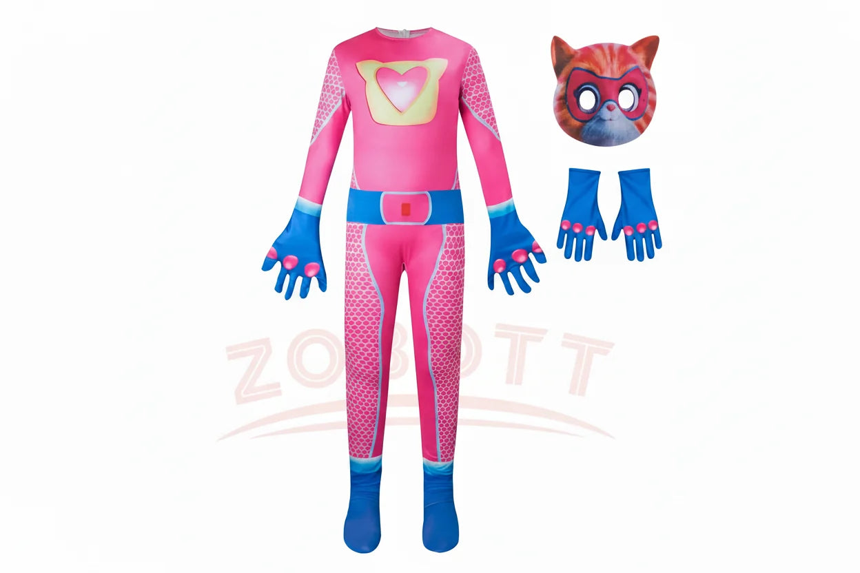 Super Kitties Cat Jumpsuit Costume