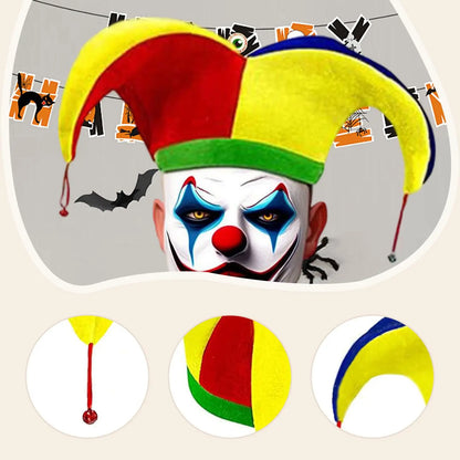 Clown Hat Multicolor Funny Women Men Mardi Gras Party Hat for Halloween Masquerade Party Clown Costume Cosplay - product image 5