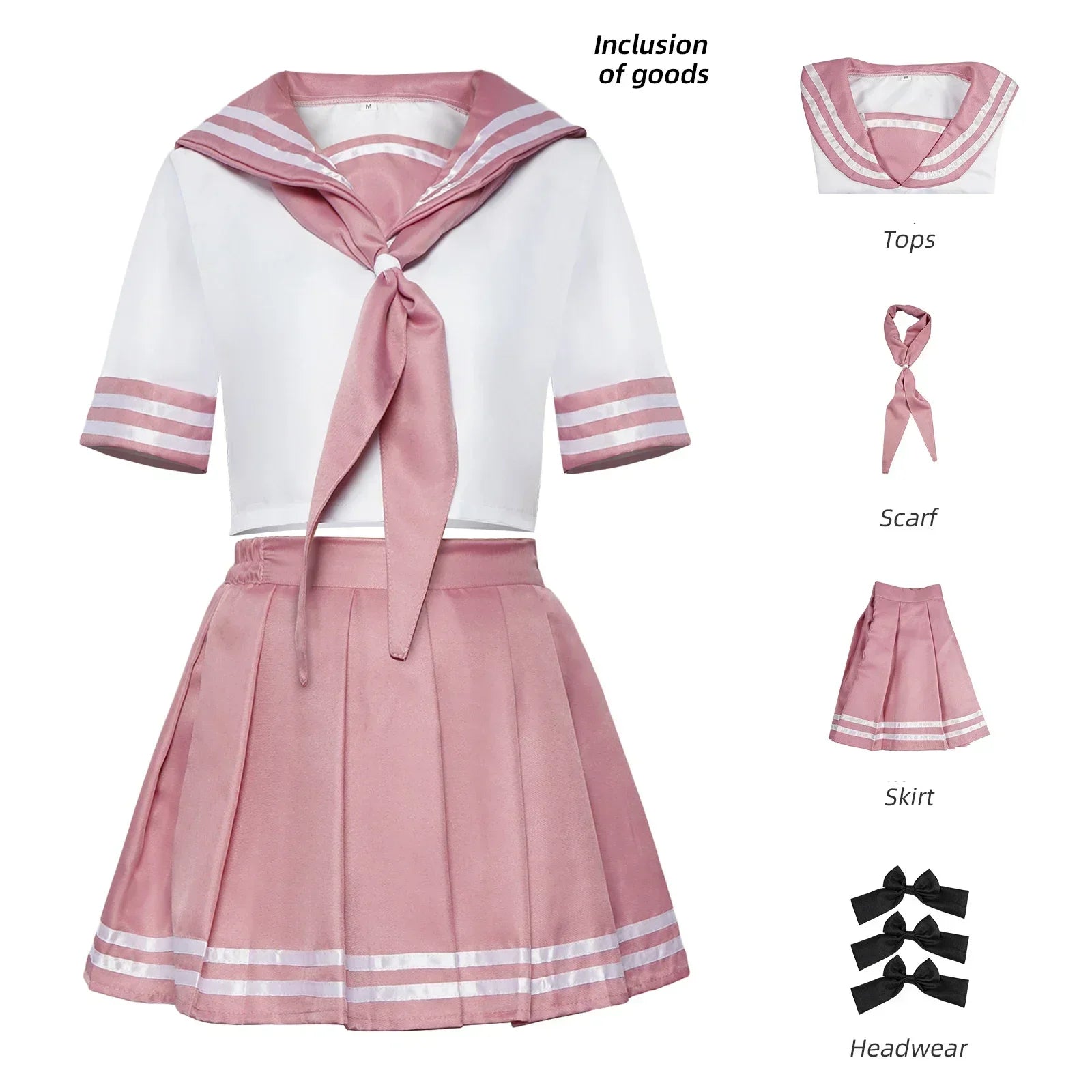 Anime Fate Apocrypha Rider Astolfo Costume for Men JK School Uniform Sailor Suit Women - as picture show / M