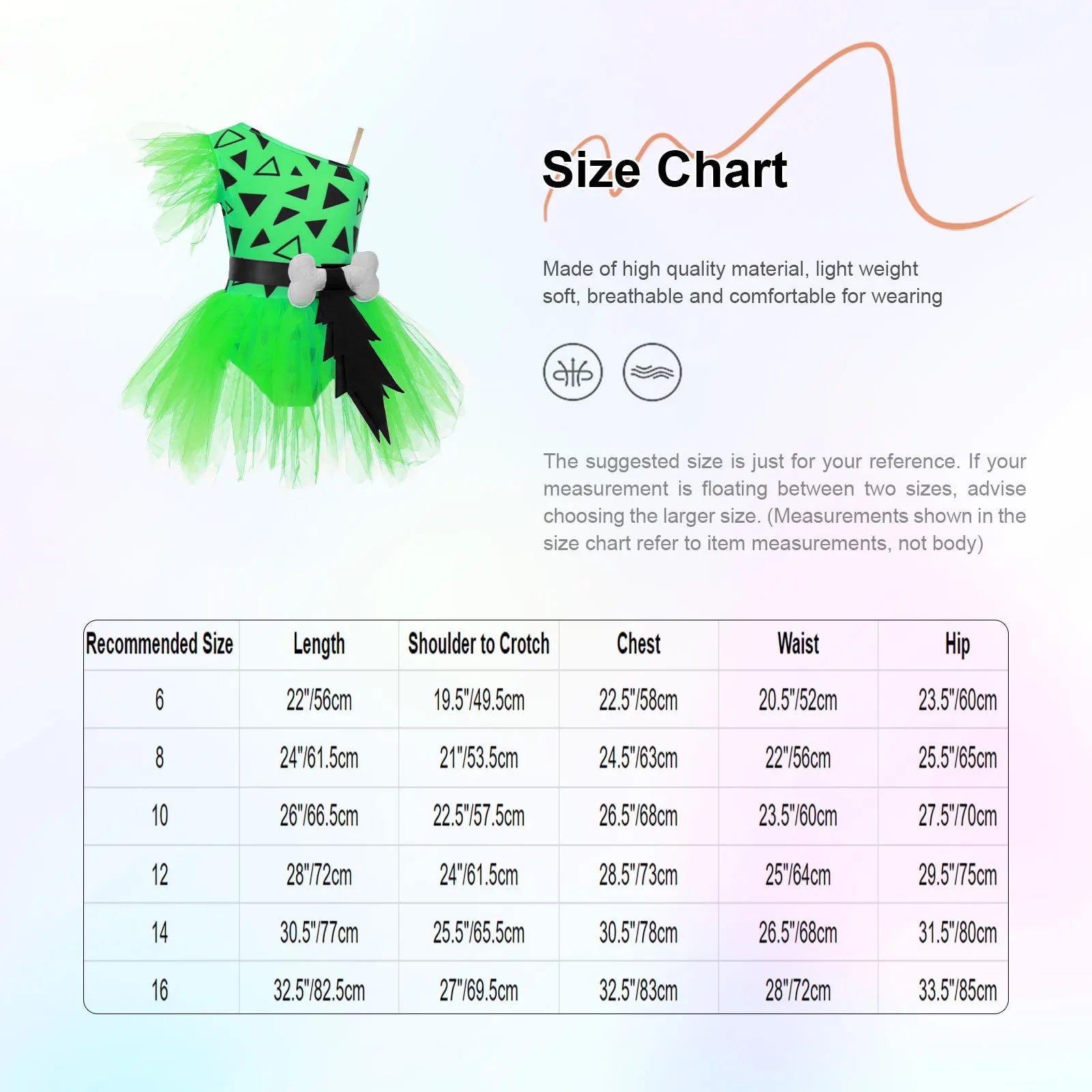 Kids Girls Halloween Theme Party Caveman Flintstone Primitive Man Cosplay Costume 3D Bone Decor Mesh Tutu - product image 6