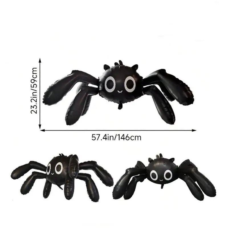 Halloween 3D Black Spider Balloon Ghost Festival Party Decorations Trick Toy Balloon Halloween Party Supplies - product image 6