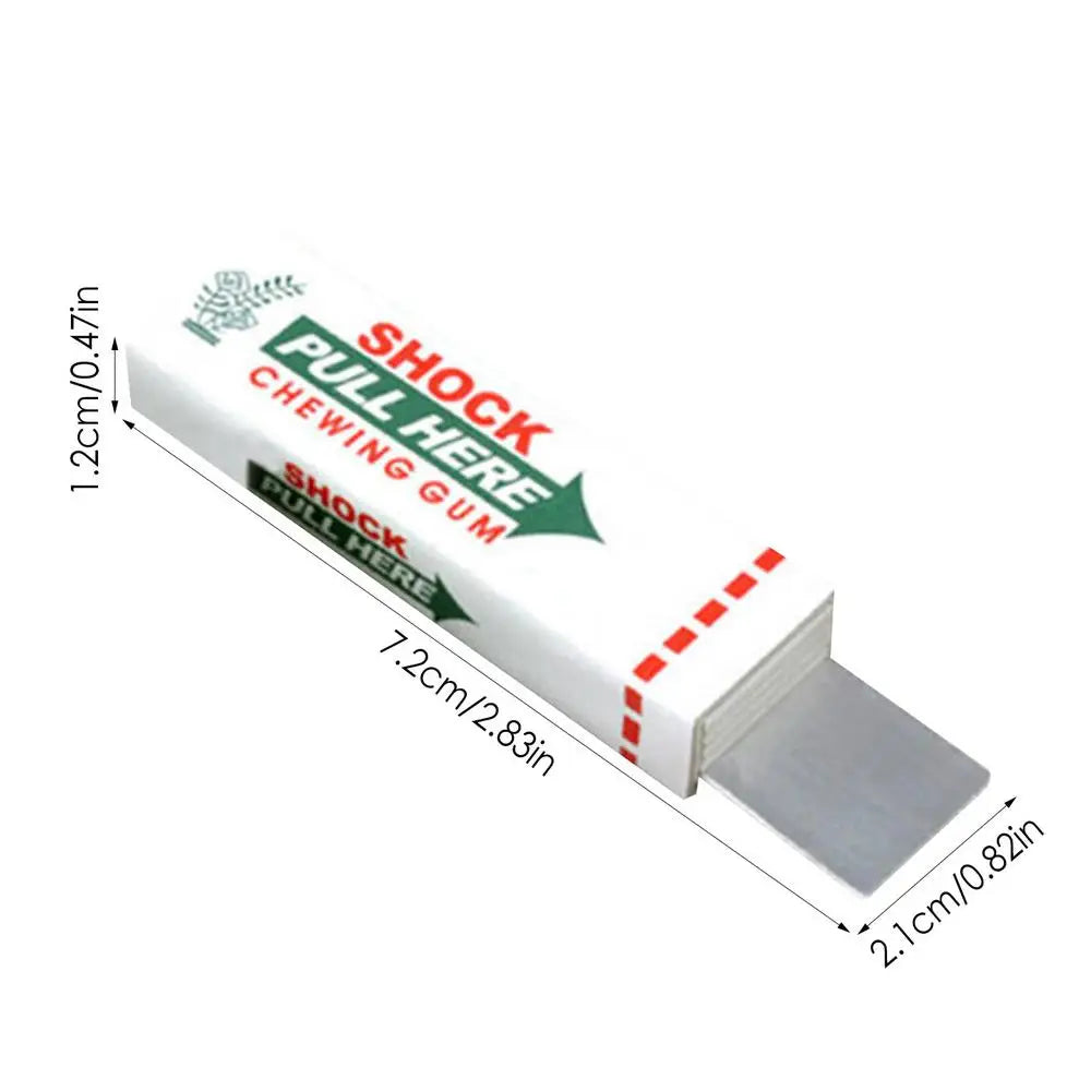 1PCS NEW Electric Shock Chewing Gum And Magic Just kidding little toy Prank Toy For Teasing friends Easy April Fool's Day