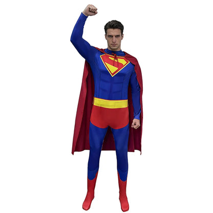 Superman Costume Adult Superhero Costume Men Halloween Costume Adult Performance Disguise - Superman / XS
