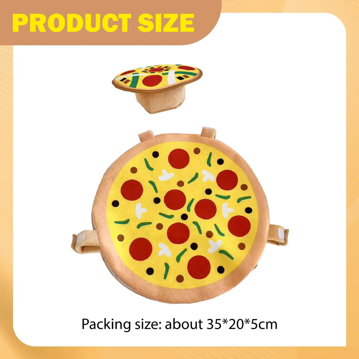 Pizza Hat Cartoon Funny Holiday Supplies Stage Halloween Hat - product image 6